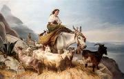 unknow artist Sheep 087 China oil painting reproduction